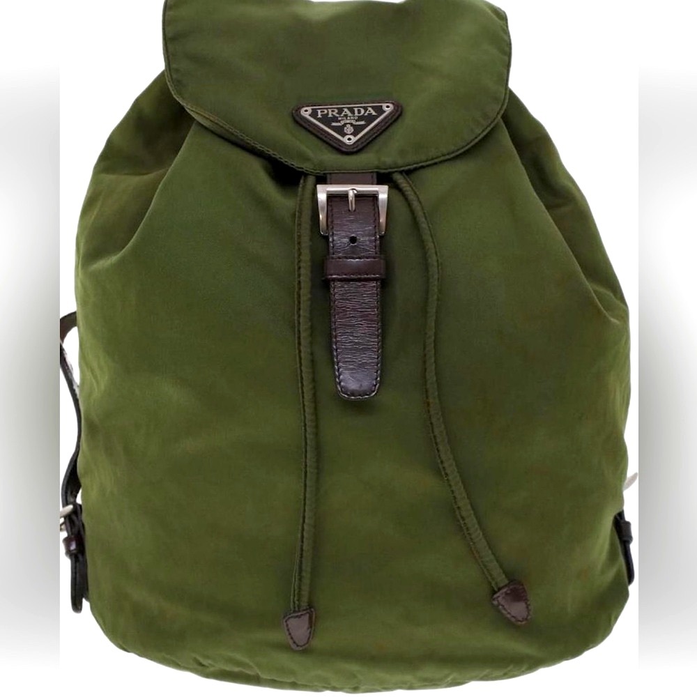 PRADA Medium Khaki Backpack